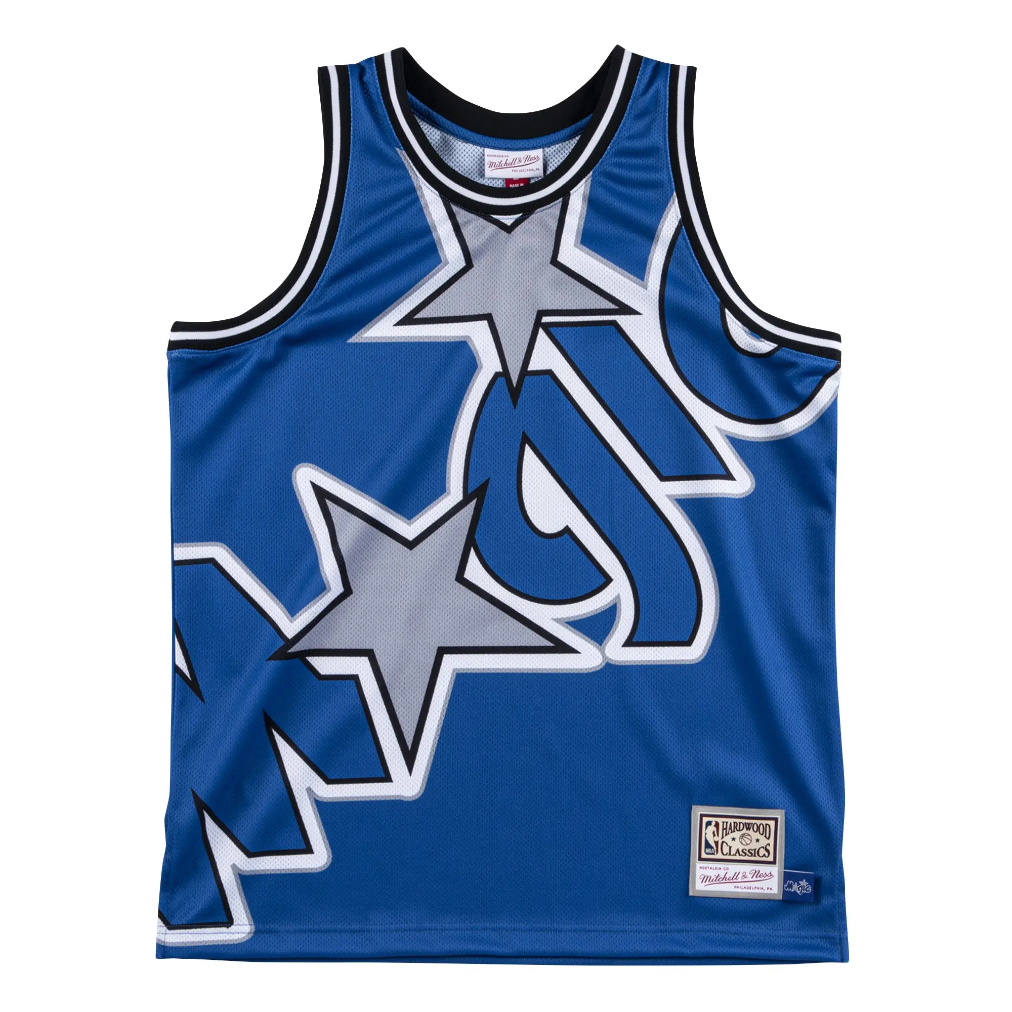 Mens Mitchell & Ness NBA Big Face Jersey Orlando Magic