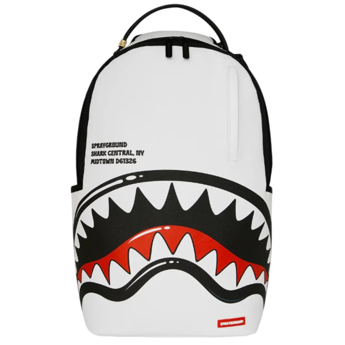 Sprayground Shark Central Bubble Shark White Fashion Backpack New