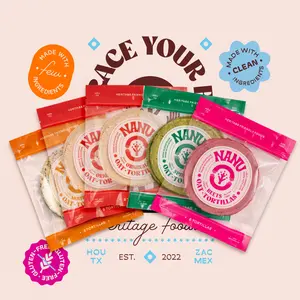 Oat Tortilla Sampler Pack - 5 PACK -  GF - Vegan - Clean Ingredients - Oat Flour