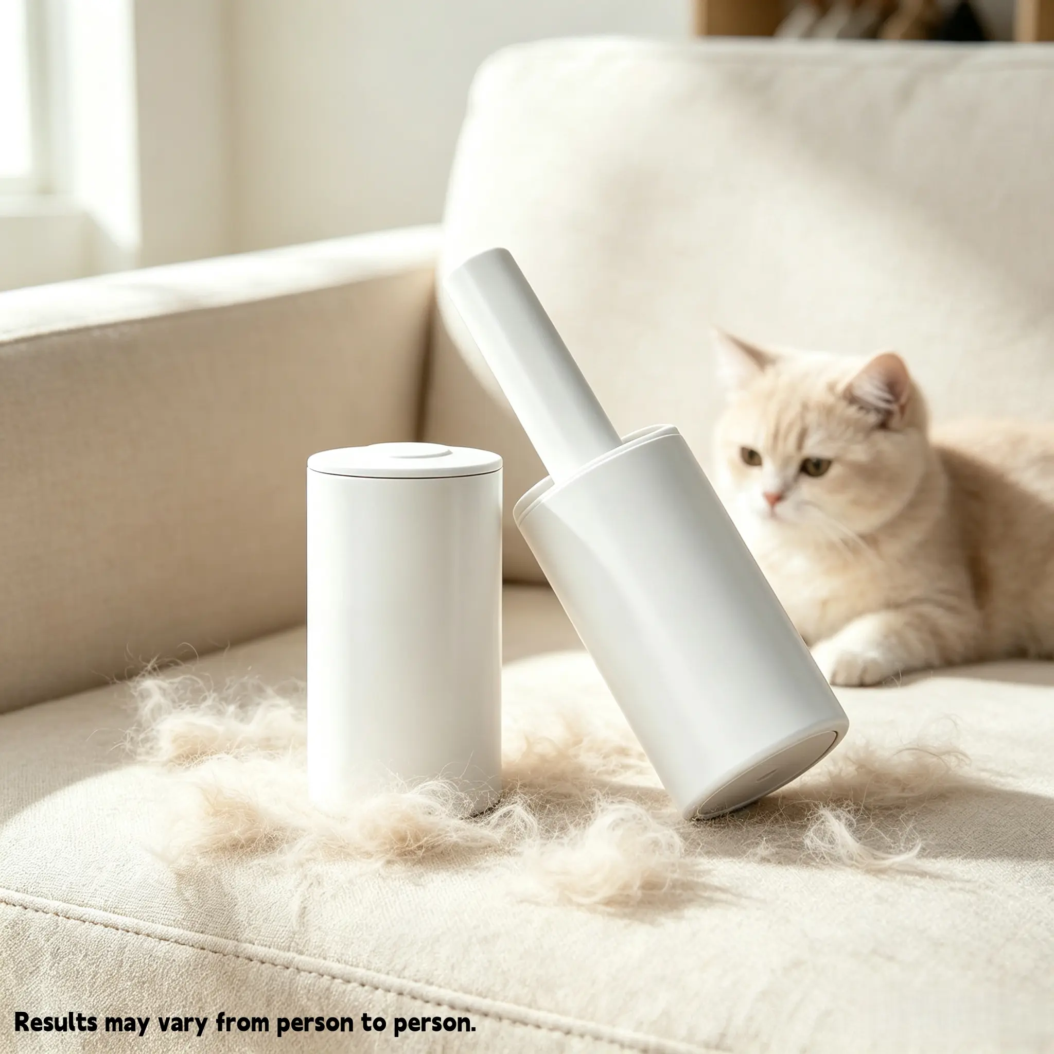 Retractable Mini Lint Roller with 60 Sheets - Small Portable Sticky Remover with Dust Cover, Strong Adhesive Lint Rollers for Clothes, Couch, Carpet, Travel, Pet Hair -2 Pack