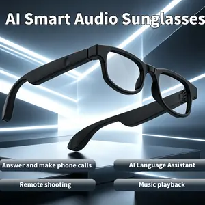 Aimb-V3 BT Glasses Lightweight Frame Ai Voice Assistant, Multilingual Translation Blue Light Filter, Office Driving Biking Outdoor Sports