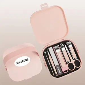 Portable Compact Size Splash-Proof Nail Clippers, Durable Manicure Tool, Ideal for Travel and Home Use, Essential Beauty Accessory, Nail File Kit, Nail Care Tools, Beginner Manicure Kit