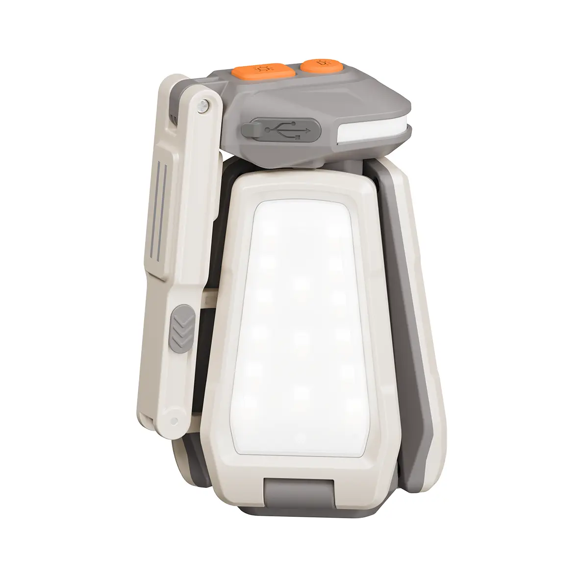 QOMOFLAG Telescopic Camping Light, 4000mAh Rechargeable Lantern, Portable Camping Light, 2000 Lumens Rotatable Camping Light for Tent, Emergency, Outdoor,IP54 Water Resistant