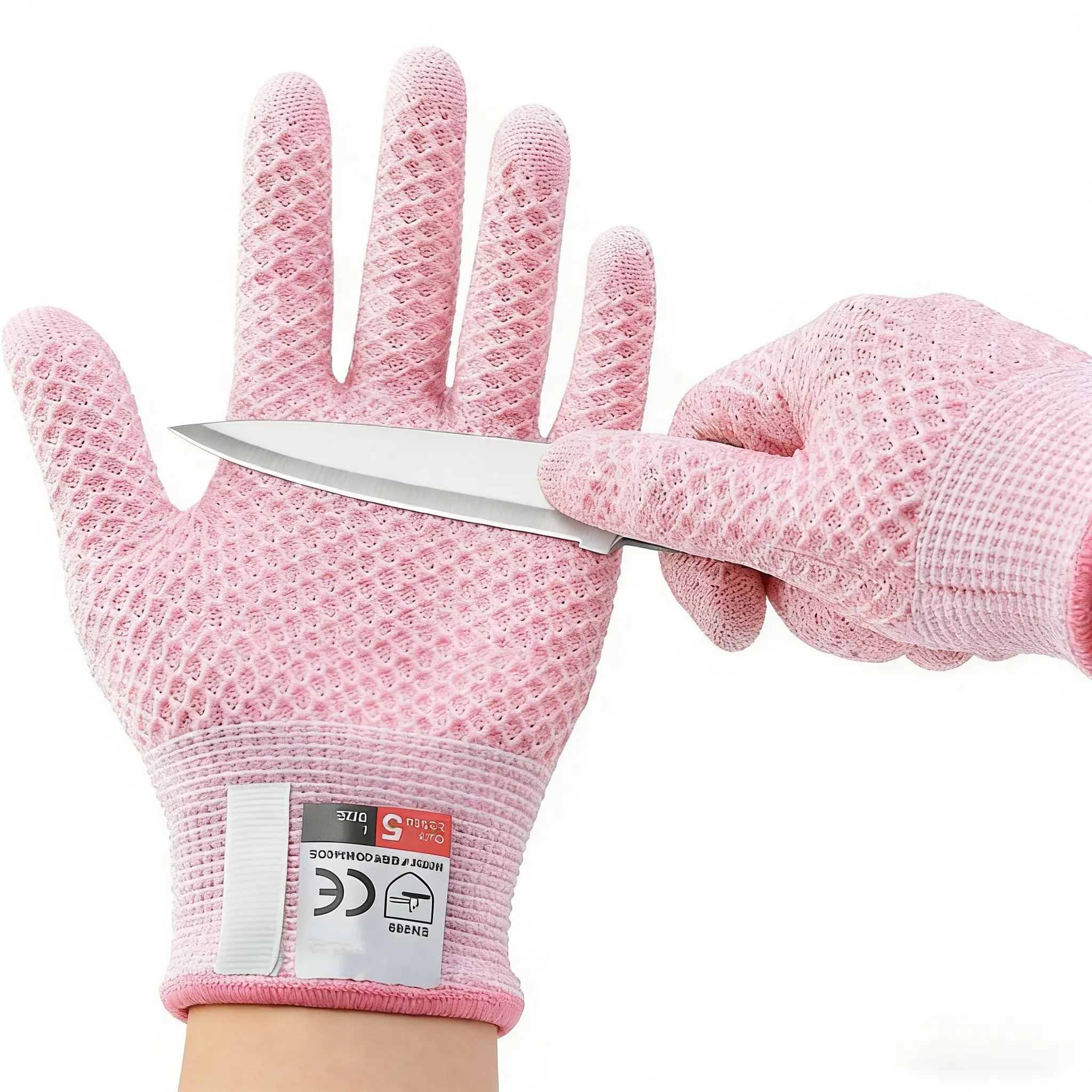 Level 5 Food Grade Cut Resistant Gloves, Touchscreen Safety Gloves, Daily Protection Gloves Ideal for Fishing, Kitchen, Gardening & Woodworking