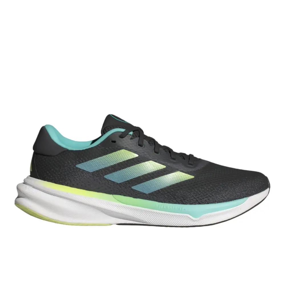 adidas Mens Supernova Stride Running Sneakers Shoes - Black adidas Mens Supernova Stride Running Sneakers Shoes - Black