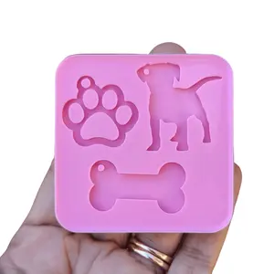 Dog Silicone Mold - Paw Silicone Mold - Bone Silicone Mold - Pets Mold Dog Tag Mold