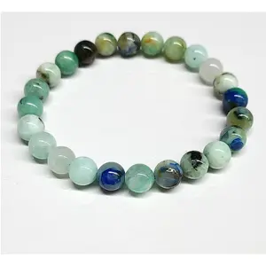 Azurite Stackable Bracelet  8mm