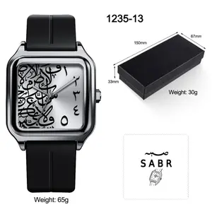 Square Roman Numeral Watch for Men Women Luxury Waterproof Quartz Big Dial Wristwatch