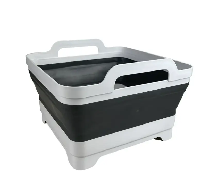 10 Quart Folding Sink 12.1 in L x 12.1 in W x 2.75 in H (7.87 in Expanded) 10 Quart Folding Sink 12.1 in L x 12.1 in W x 2.75 in H (7.87 in Expanded)
