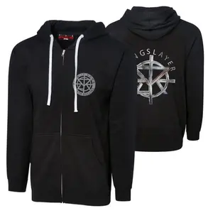 WWE Seth Rollins Kingslayer 3D Zip Hoodie - Sword Logo Graphics - Unisex Street Casual Fall Winter Spring - Oversized Comfort Fan Merch - Men Women Wrestling Graphic Sportswear