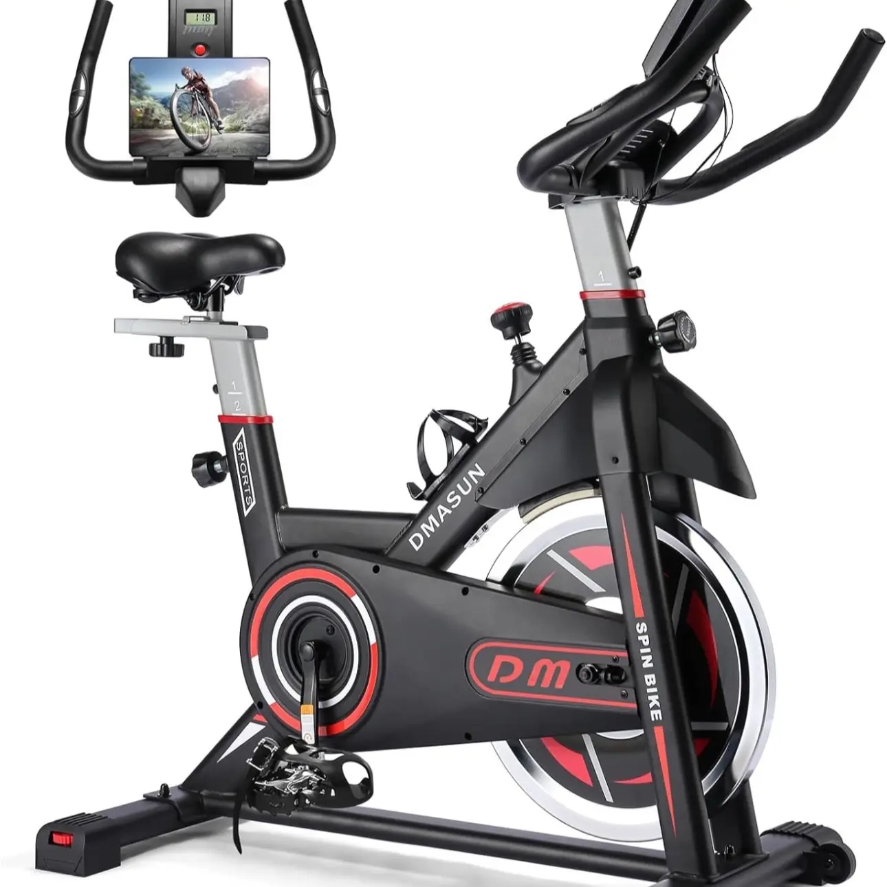 DMASUN Exercise Bike!️ Experience the Ultimate in Indoor Cycling with Magnetic Resistance!