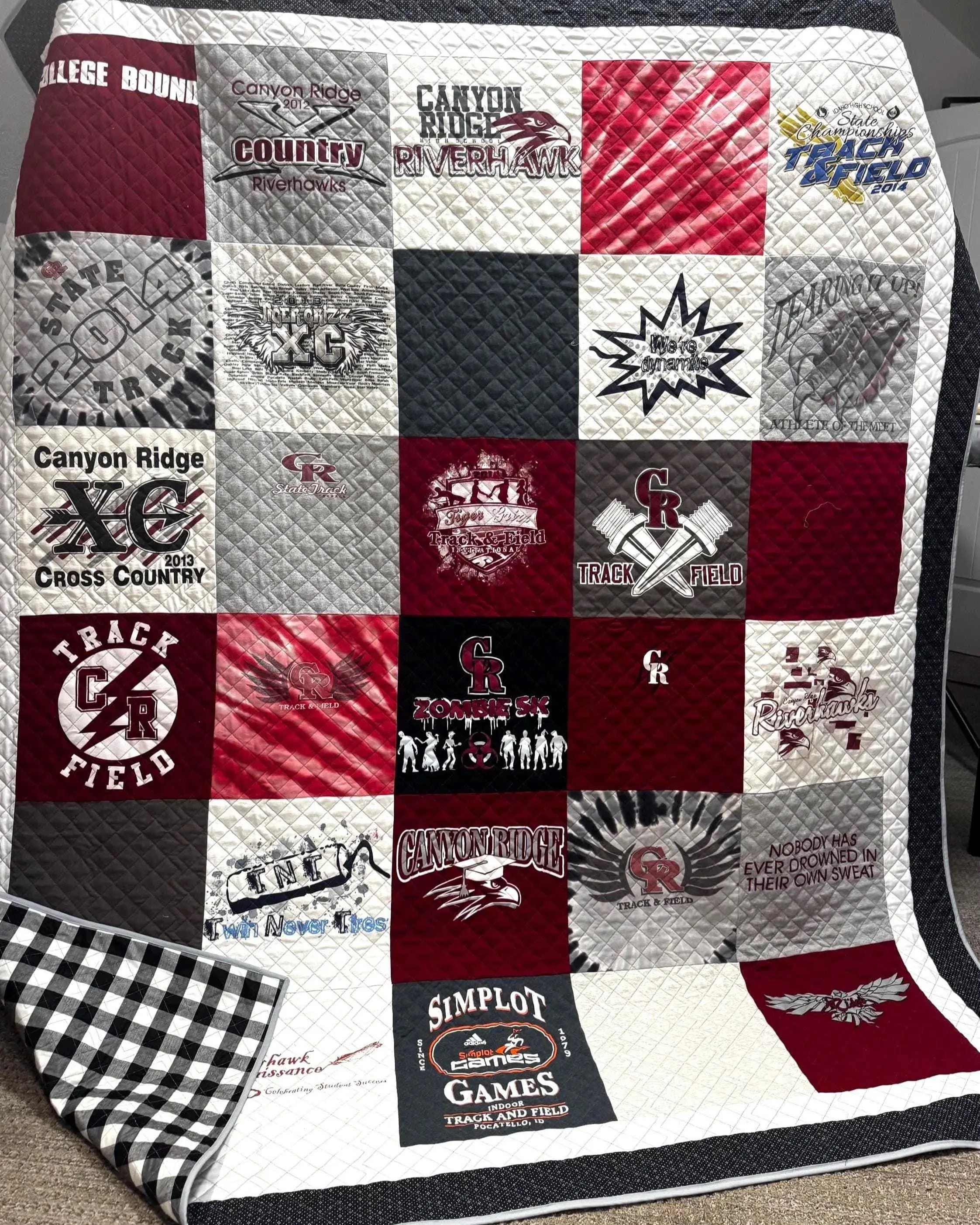 Custom Memory T-Shirt Quilt (made from your shirts or clothing items)