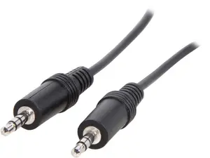 C2G 40415 3.5mm M/M Stereo Audio Cable, Aux Cable, Black (25 Feet, 7.62 Meters)