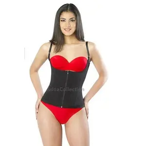 Vest Zipper Clip and Zip Cincher Corset Powernet Strong 9 Rods Ref:5031
