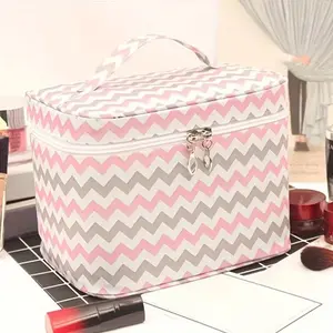 Large Capacity Handheld Makeup Bag, Multifunctional Storage Box, Portable Travel Cosmetic Organizer, Unisex Wash Bag, Travel Makeup Bag, Travel Cosmetic Bags, Cosmetics Organizer, Travel Beauty Bag, Cosmetic Pouch, Travel Makeup Bags Organizers