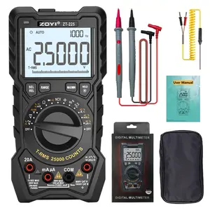 ZOYI ZT-225 25000 Counts Precision Digital Multimeter AC/DC Continuity Capacitance Diode NCV Tester