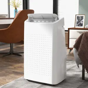 15,000 BTU Portable Air Conditioner with Built-in Dehumidifier and Fan, Cools up to 850 Sq. Ft for Bedroom, Office, or Kitchen – Includes Remote Control & Installation Kits.
