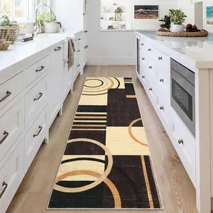 GARVEE Discover the GARVEE Rug Collection: Modern, Washable, Non-Slip Rugs in Various Sizes and Colors. Choose from Abstract and Geometric Designs in Navy, Grey, Brown, and Turquoise for Every Room in Your Home.