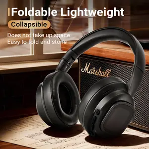 Wireless Noise Cancelling Headphones, Wireless Earbuds with Deep Bass, Lightweight FoldableHeadphones with Built-in Microphone, for WorkLaptops, Mobile Phones, On-head GamingHeadphones, Compatible with Android/iOS,Gift Audio Folding Headset