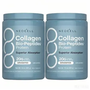 NeoCell Collagen Bio-Peptides Powder - 10oz - Superior Absorption - Grassfed Protein Supplement - Advanced with 18 Essential Amino Acids
