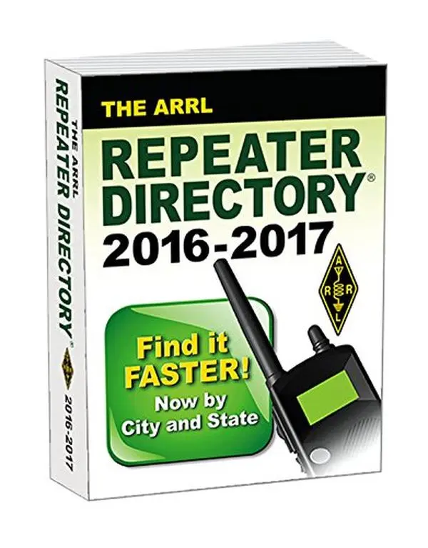 USED Book - The ARRL Repeater Directory 2016/2017 Pocket Size Edition by ARRL Inc (Paperback) - english