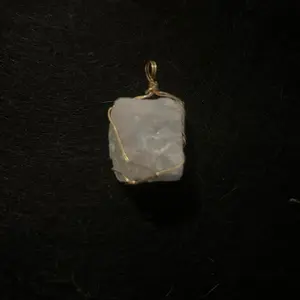 Clear Quartz Tumble-Stone pendant