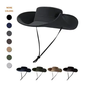 Breathable Fishing Hat, UV Protection, Adjustable Drawstring, Unisex Design, Ideal for Outdoor Activities, Hiking, Camping, Fishing, Desert Travel