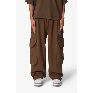 mnml Side Cargo Pocket Sweatpants - Olive