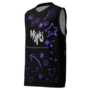 Misfits - Fletcher Custom Graphic Basketball Jersey