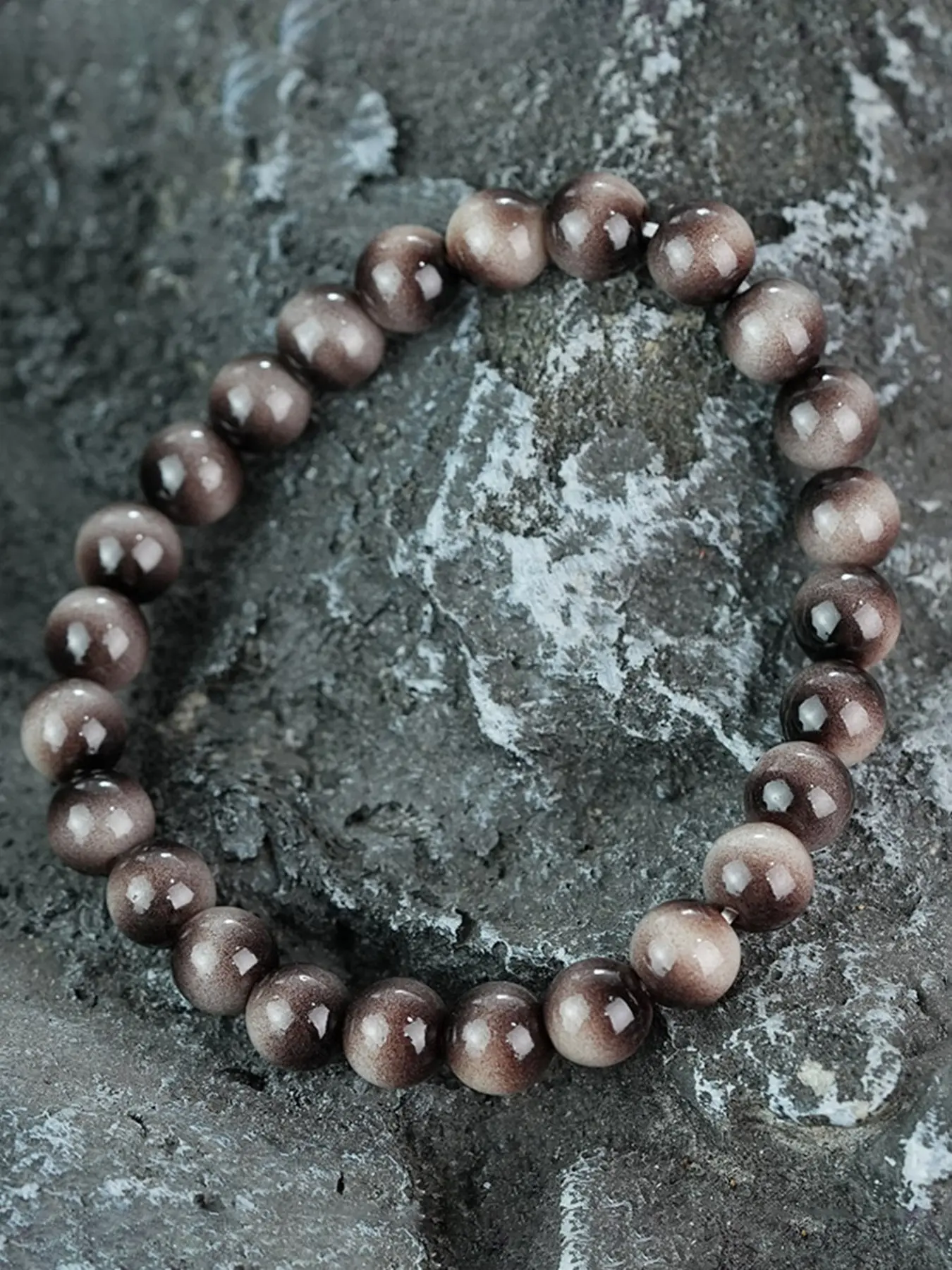 Handmade Round Beads Bracelet Charms, Yoga Meditation Buddha Bracelet for Men, Unique Jewelry Accessory, Perfect Gift Idea