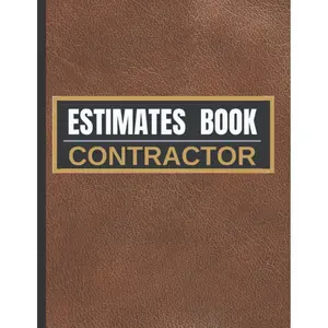 Estimate Book Contractor: Job Estimate Quote Record Book With Client Contact Log & Dot Diagram Sheets For Taking Measurements & Inspection Notes | Contractor Log Book| A4 Paperback – October 7, 2021