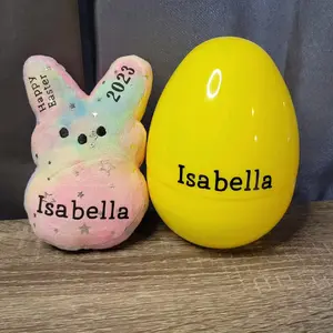 5 inch Personalized Bunny Plush Decor