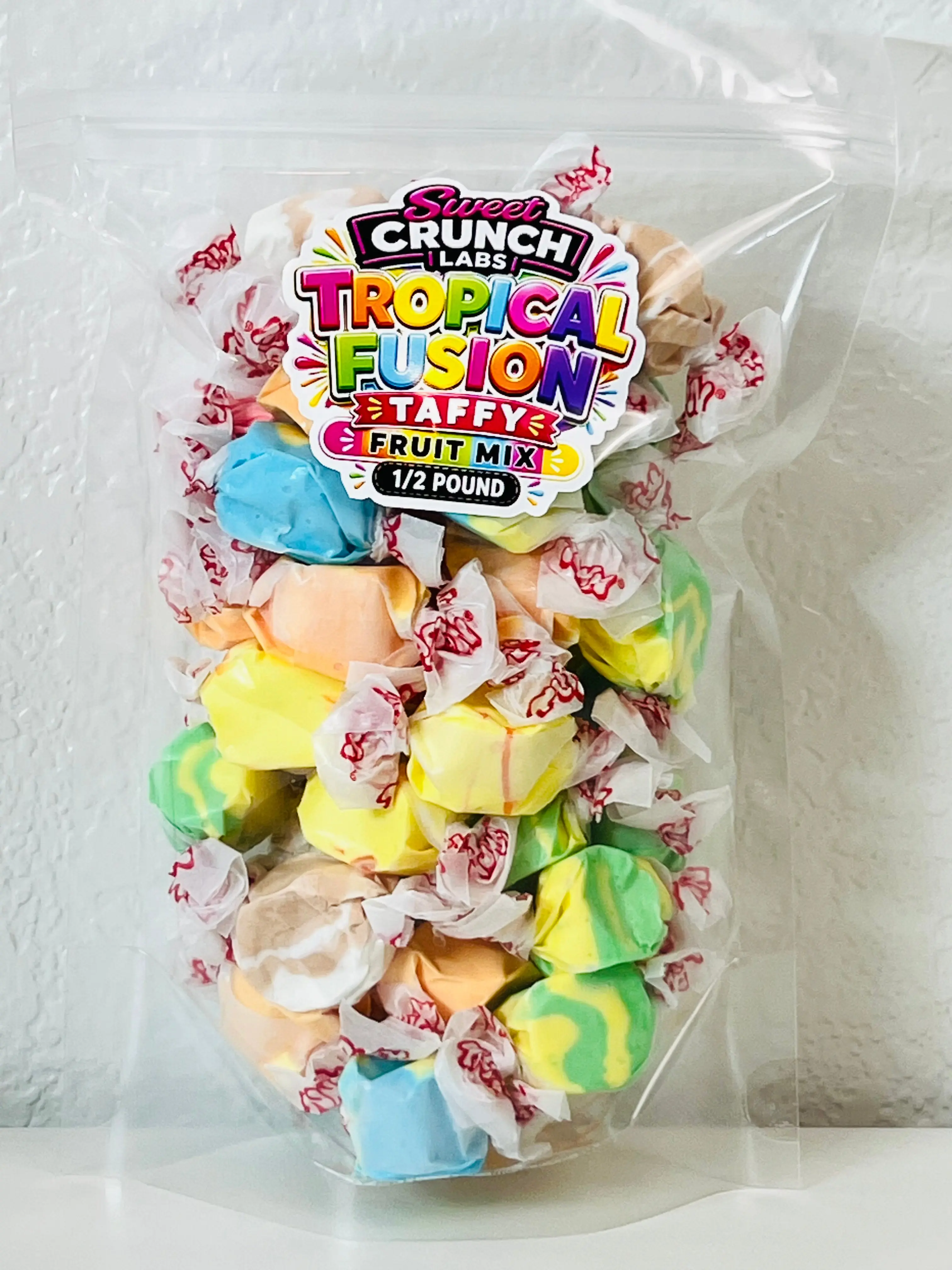 Tropical Fusion Salt Water Taffy –Gourmet Candy | Sweet Crunch Labs