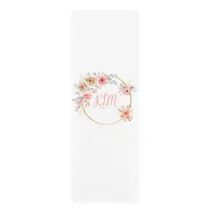 Personalize with Initials Rubber Yoga Mat