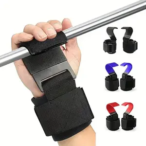 Fitness Palm Guard Weight Lifting Hook, Heavy-Duty Lifting Glove Wrist Strap For Pull-Ups, Weights And Kettlebell Hard Pulls, Suitable For Gym Workouts, Thickened Handle Wrist Hook For Heavy Lifting - Ideal For Lifting, Tension And Weight Training