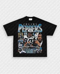 JULIUS PEPPERS TEE, Retro Football Shirt ,Football Shirt Christmas Gift Unisex, Football 90s Vintage Fan Gift,football American Graphic Vintage, Gift For women And Man Unisex T-shirt