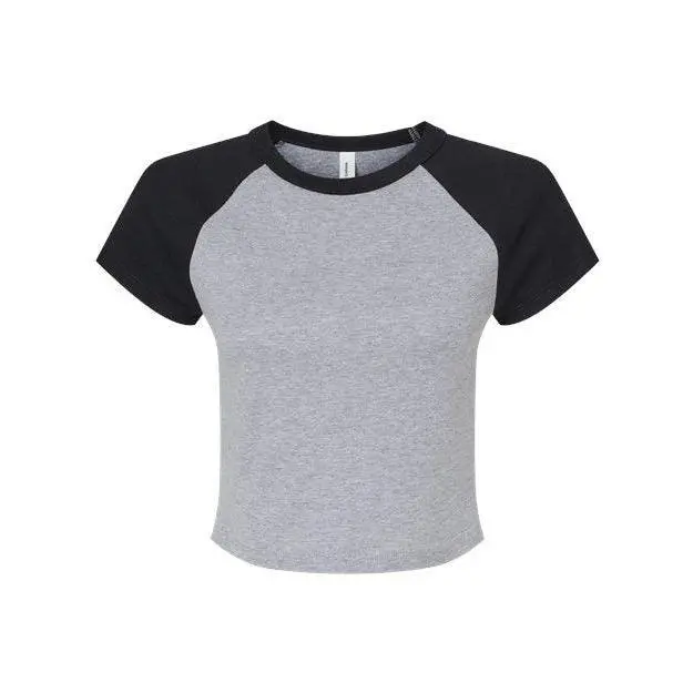 BELLA + CANVAS - Women's Micro Rib Raglan Baby Tee - 1201