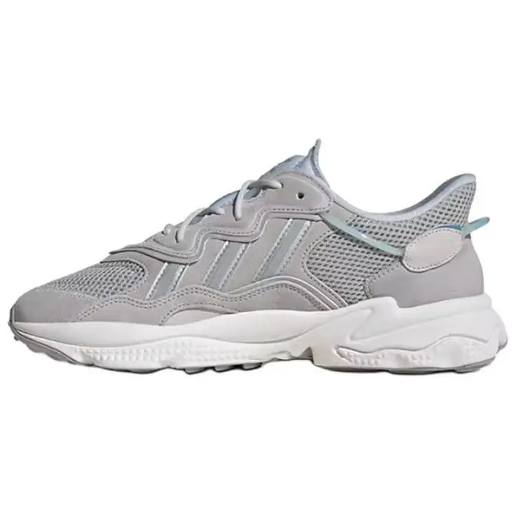 Adidas Ozweego Grey White' Cushioned Durable Low Top Unisex Sneakers ID3188