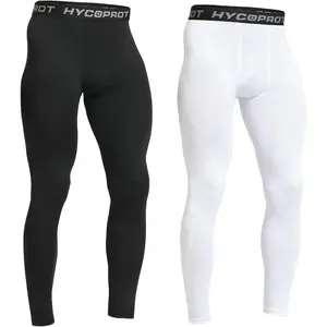 Men's Compression Pants, Athletic Leggings Base Layer Cool Dry Workout Tights for Running Yoga Gym Basketball