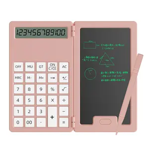 Mini calculator with handwriting pad, multifunctional portable mini calculator for business, students, and office use