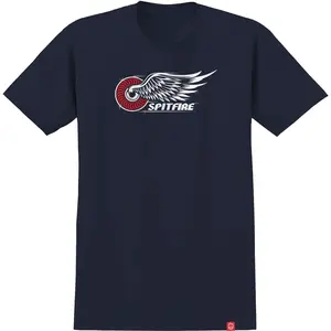 Spitfire Wheels Shirt Classic Wing True Navy/Red/White