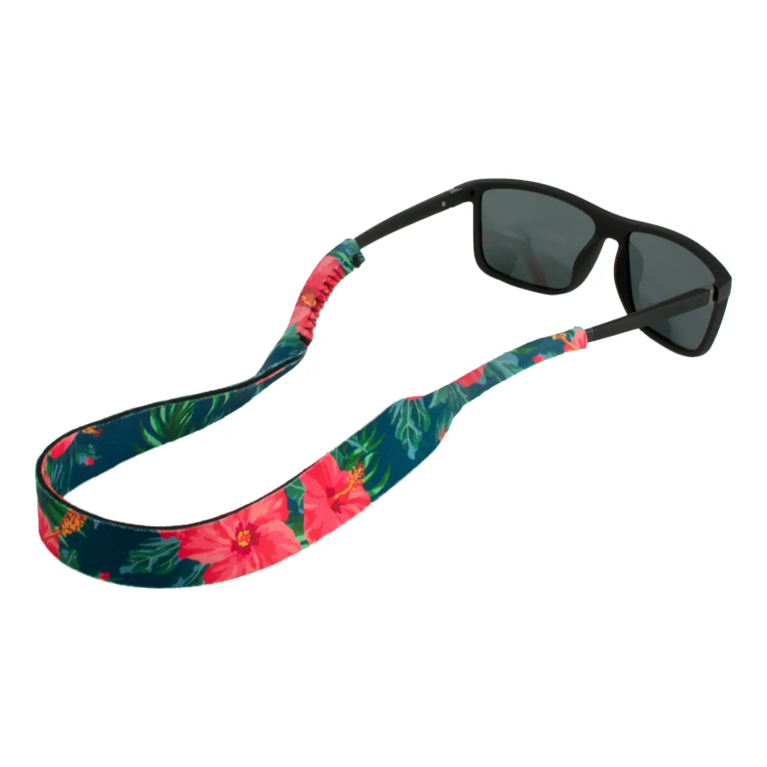 Ukes Premium Sunglass Strap - Durable & Soft Glasses Strap Designed with Floating Neoprene Material - Secure fit for Your Glasses and Eyewear. (The Alohas)
