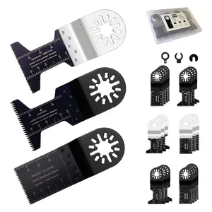 20 count Oscillating Tool  Combination Pack with 3 Types Tools for  and Soft Metal Compatible with -Lock Tools