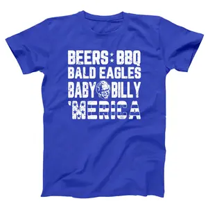 Beers BBQ Bald Eagles Baby Billy 'Merica