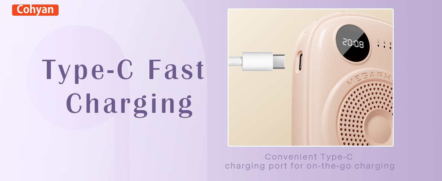 【COHYAN K18】Voice Amplifier Microphone Headset,Portable Voice Amplifier,PA Systems for Teachers,Training,Guide, Speakers Smartphone Audio