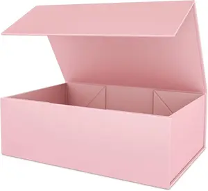 ink Gift Box 10" x 6" x 3" with Lid Gift Boxe for Presents,Bridesmaid Gifts Boxes,Cute Box,Birthday Gift box,Luxury for Gift Packaging,Gift Boxe for Wrapping Gifts (Pink)