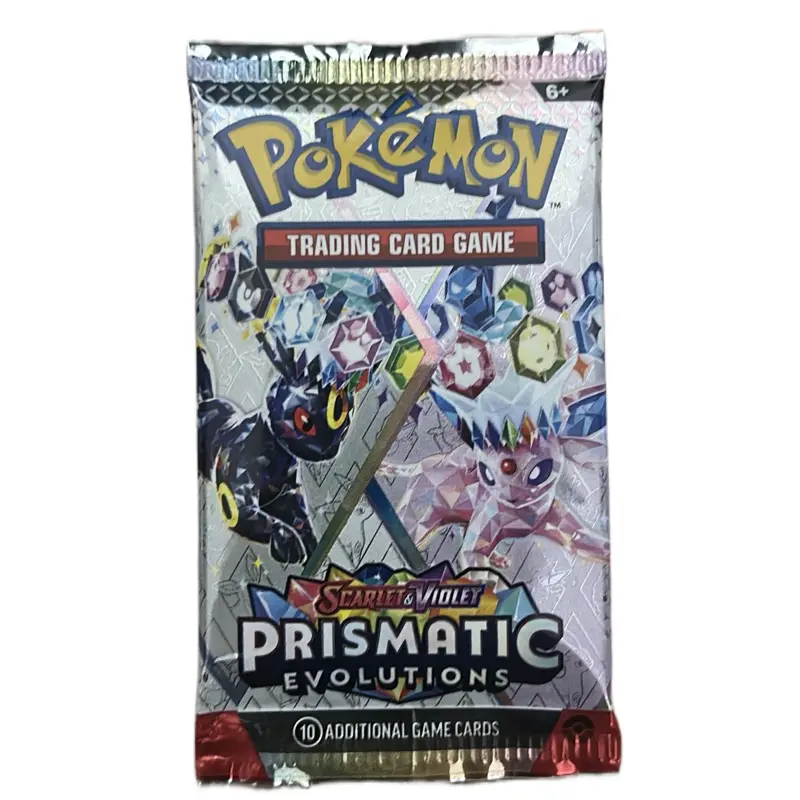 Pokmon Prismatic Evolution Booster Pack - 10 Additional Game Cards for Trading Card Game Scarlet & Violet Edition - TikTok Shop Pokmon Prismatic Evolution Booster Pack - 10 Additional Game Cards for Trading Card Game Scarlet & Violet Edition - TikTok Shop