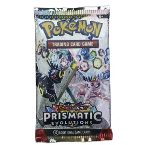 Pokémon Prismatic Evolution Booster Pack - 10 Additional Game Cards for Trading Card Game Scarlet & Violet Edition