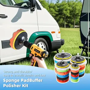 Car Back-Fleece Polishing Sponge Disc, Wool Pad, Polishing Wheel, Polishing Pad