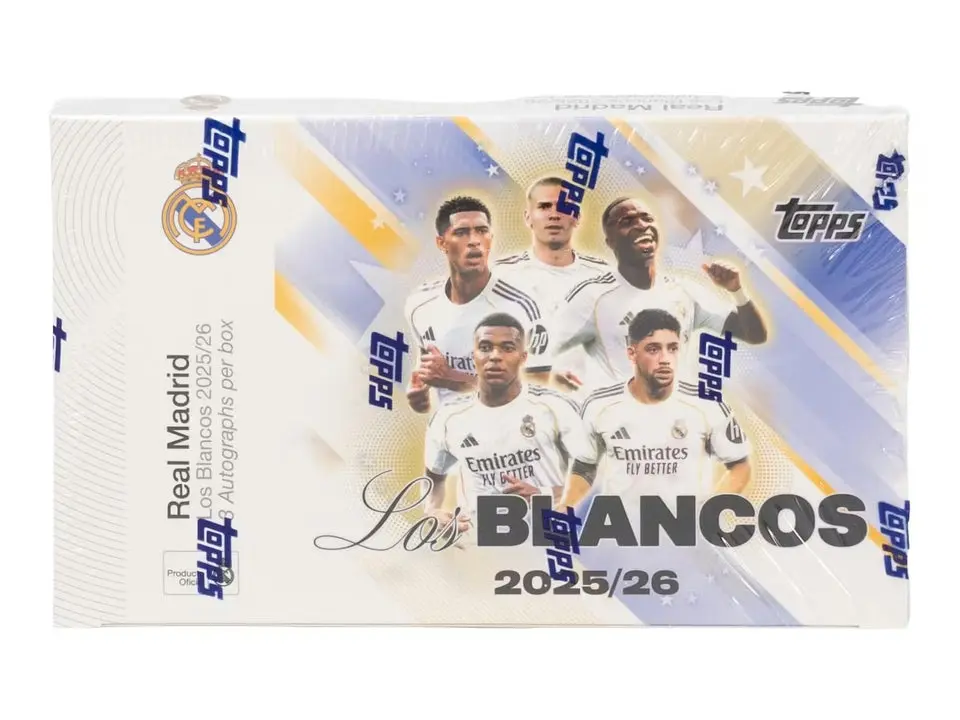 2025/26 Topps Real Madrid Los Blancos Hobby Trading CardsLV 2025/26 Topps Real Madrid Los Blancos Hobby Trading CardsLV